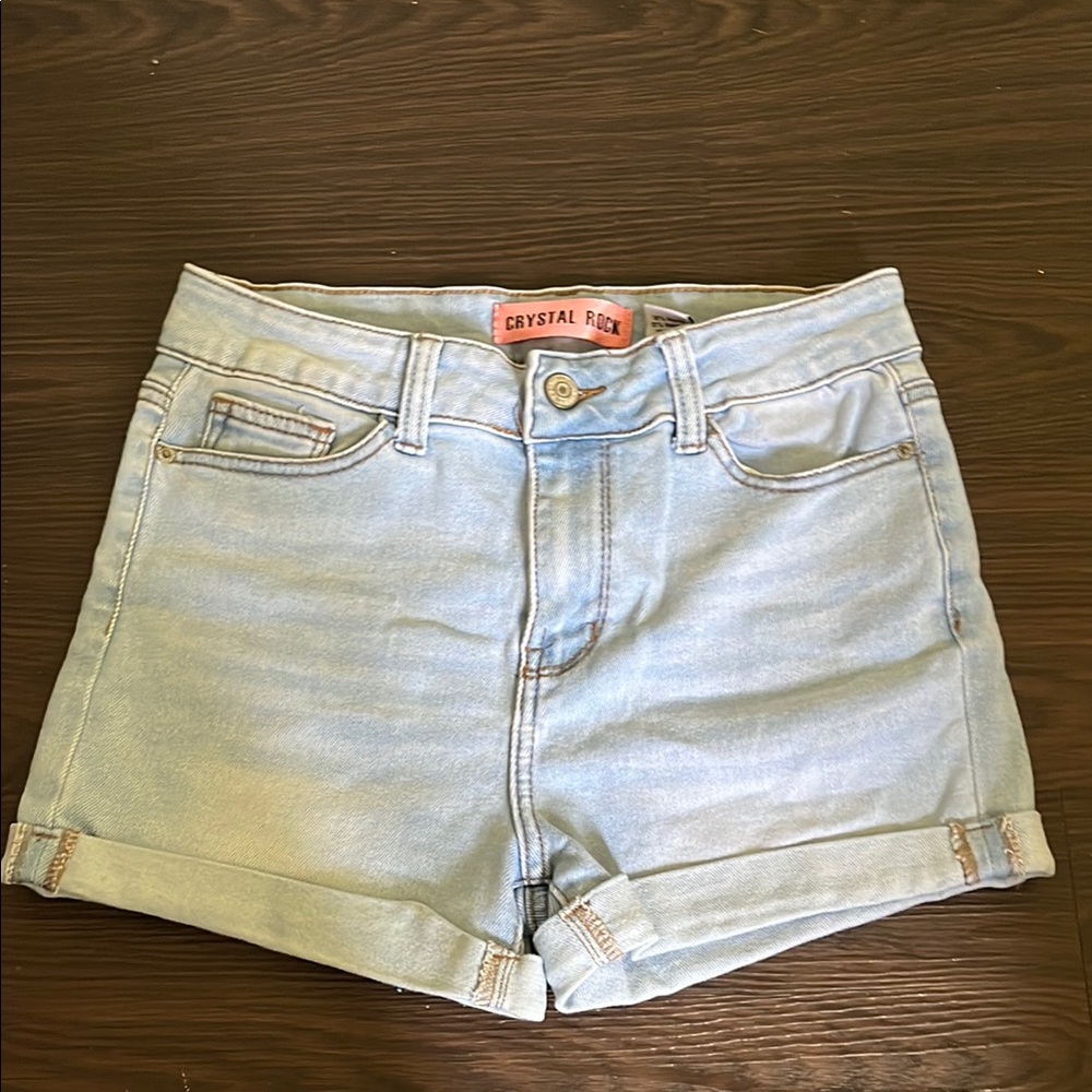 Light Blue Denim Shorts